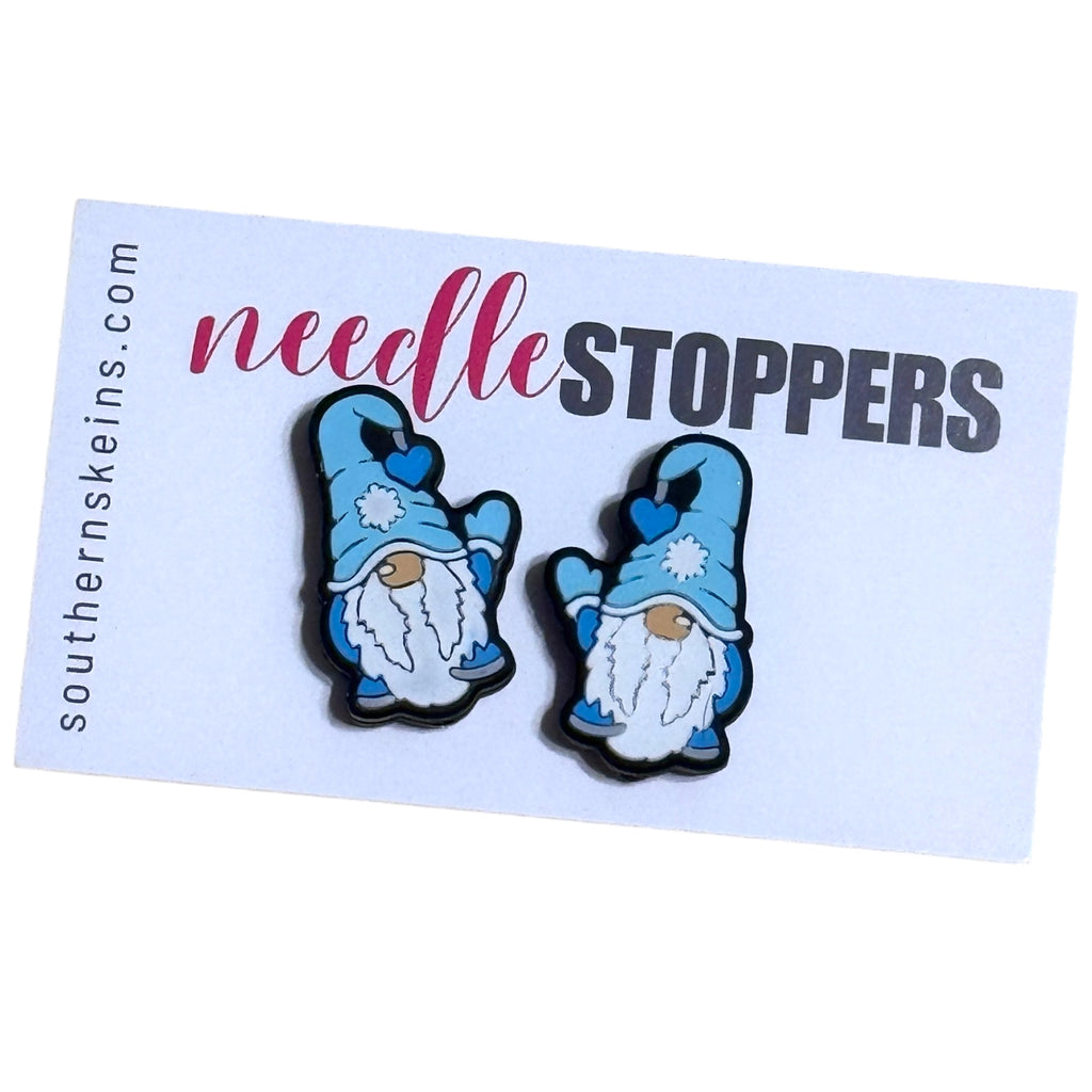 Blue Winter Gnome Stitch Stoppers
