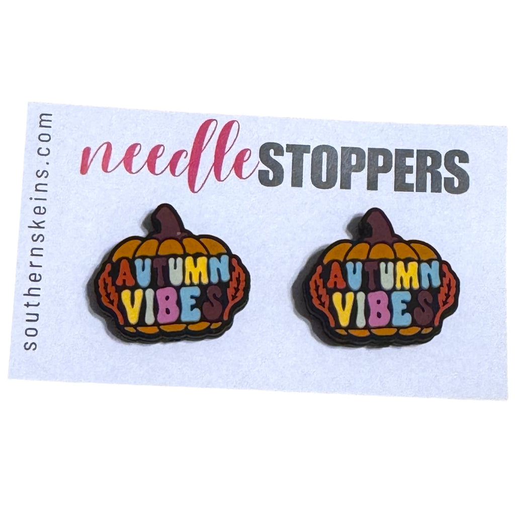 Autumn Vibes Pumpkin Stitch Stoppers
