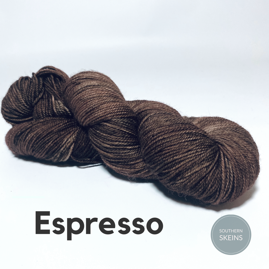 Espresso Dyed to Order (DTO) Yarn