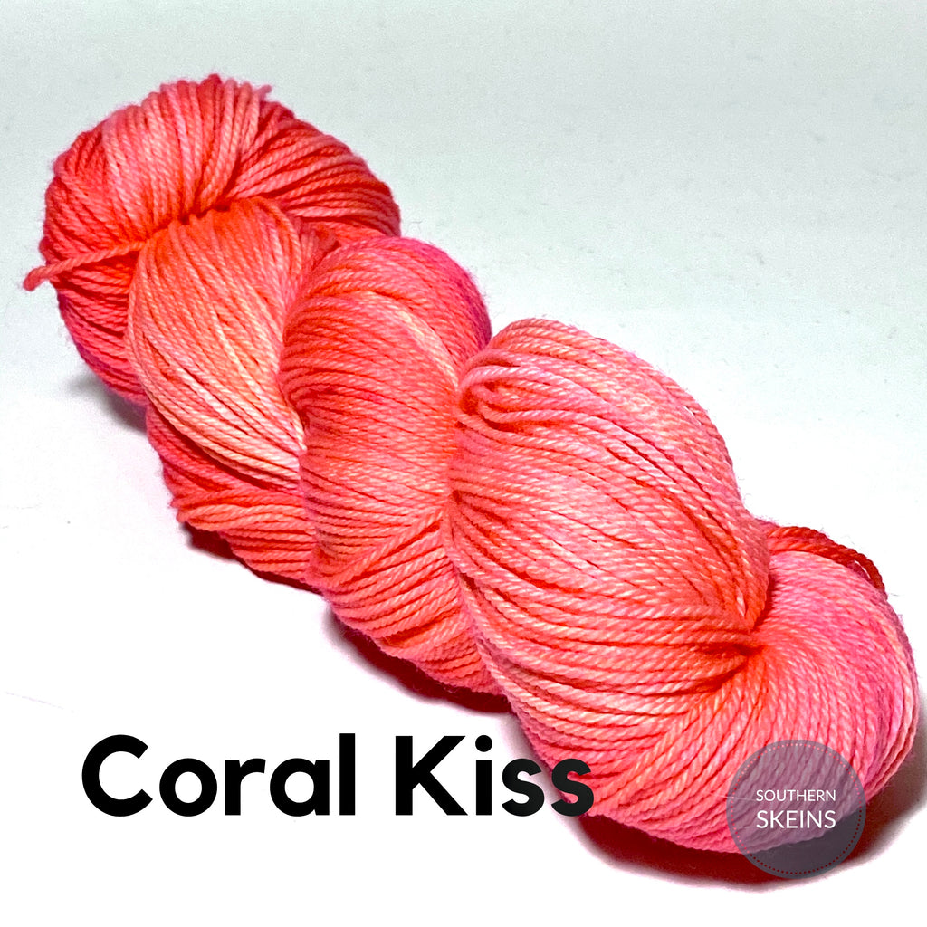 Coral Kiss Dyed to Order (DTO) Yarn