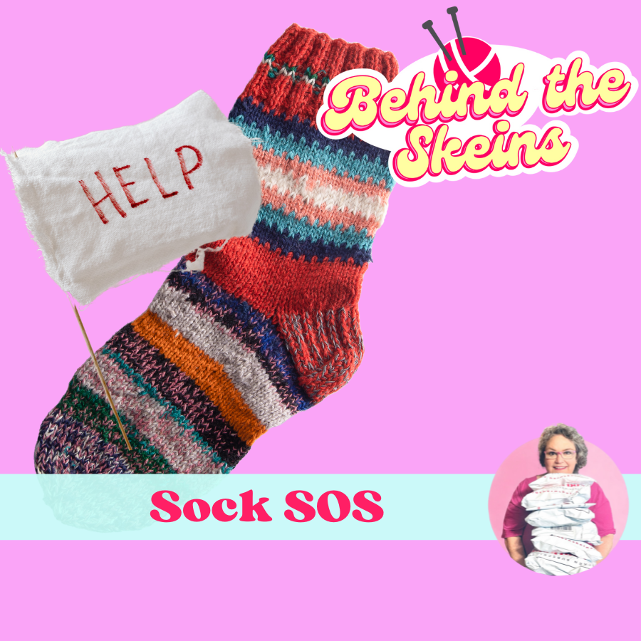 Sock SOS: Fixing the Top 5 sock knitting problems and their solutions.