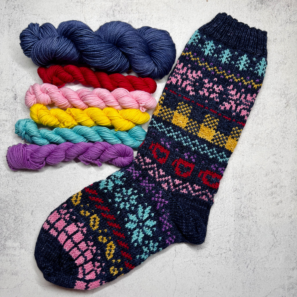 Holiday Doodle Stocking Yarn Set