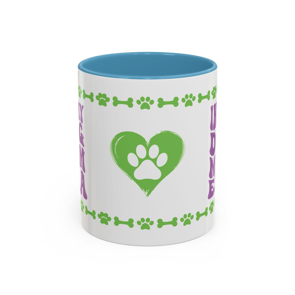 "In My Dog Mom Era"- Accent Coffee Mug for Pet Moms