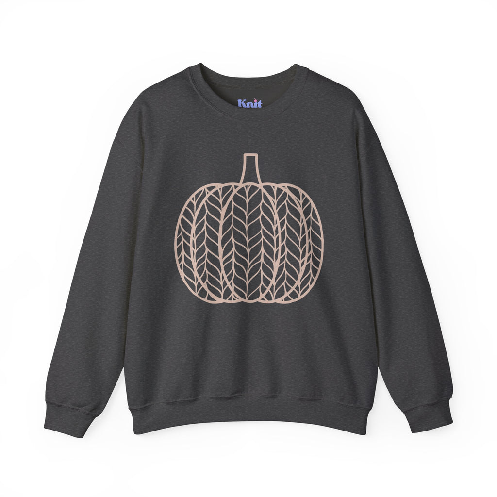 Pumpkin Design Crewneck Sweatshirt