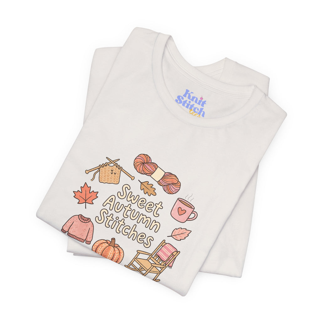 Sweet Autumn Stitches Short Sleeve Tee