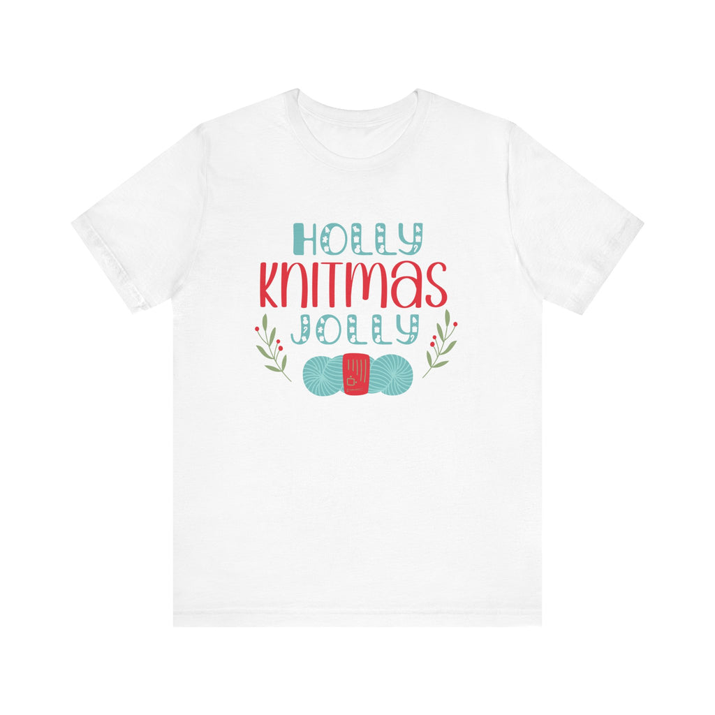 Holly Jolly Knitmas Tee Shirt