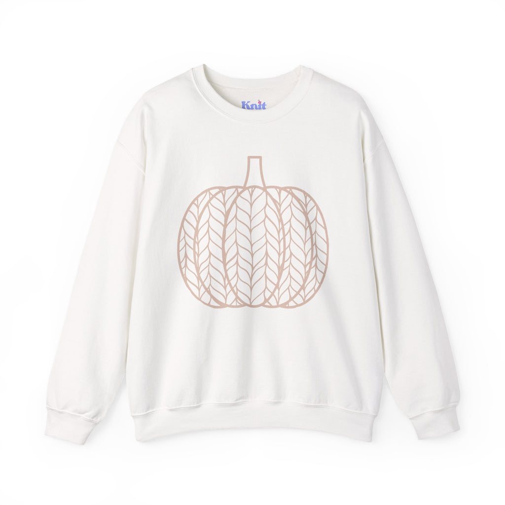 Pumpkin Design Crewneck Sweatshirt