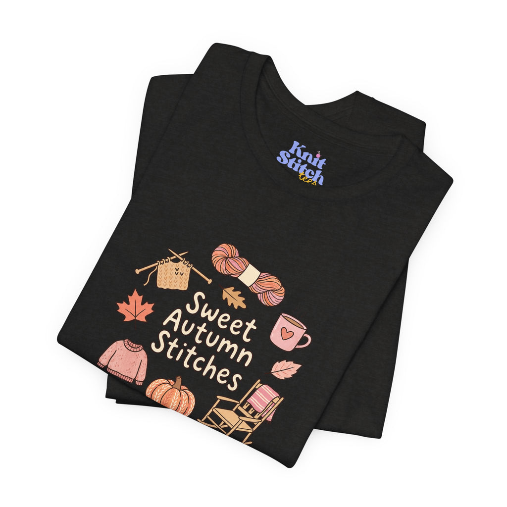 Sweet Autumn Stitches Short Sleeve Tee