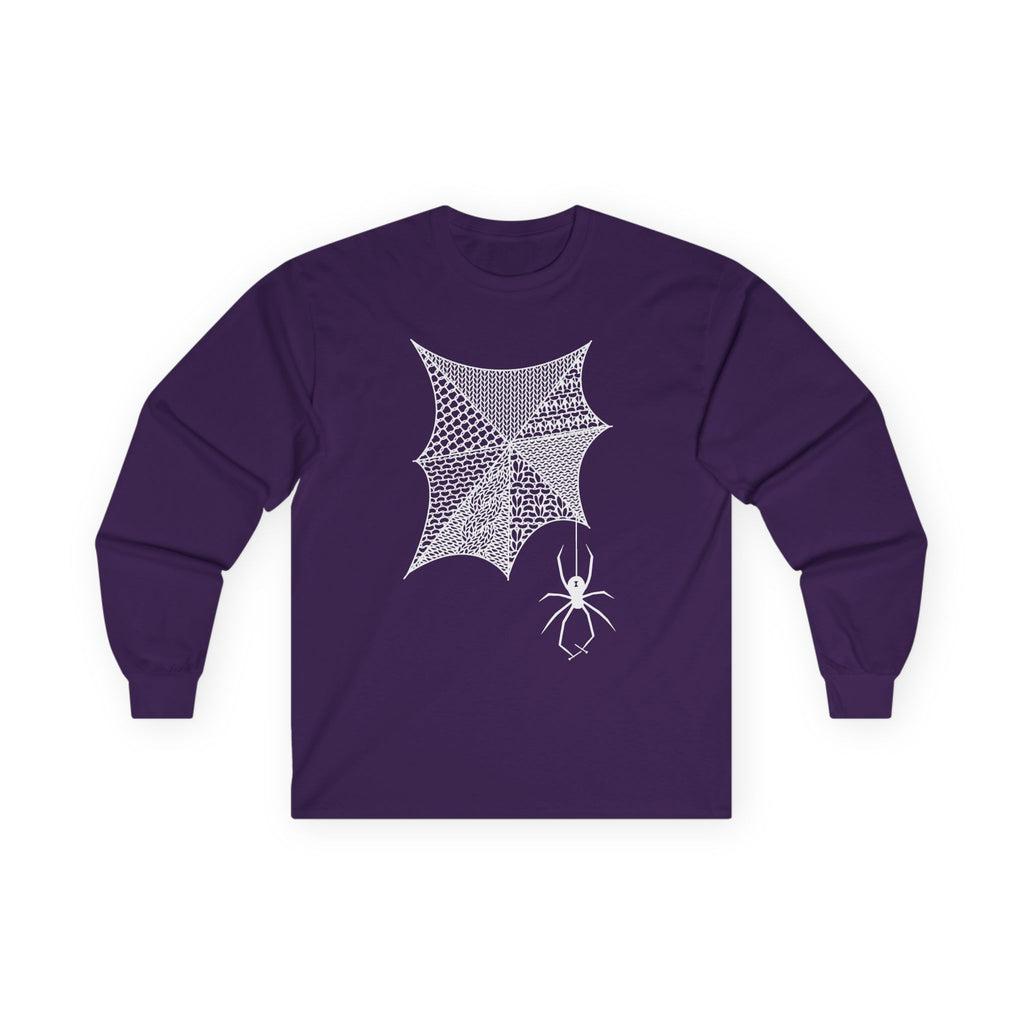 Knitting Spider Long Sleeve Tee