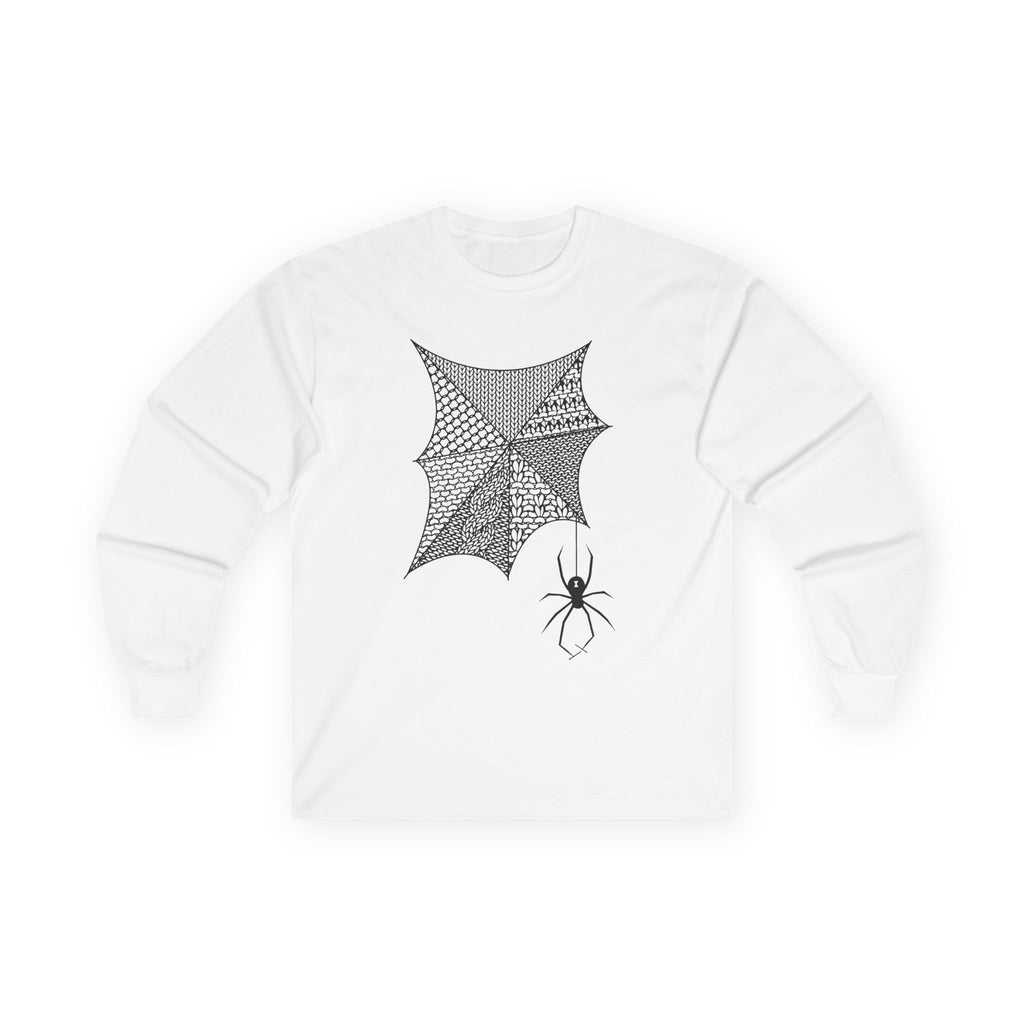 Knitting Spider Long Sleeve Tee