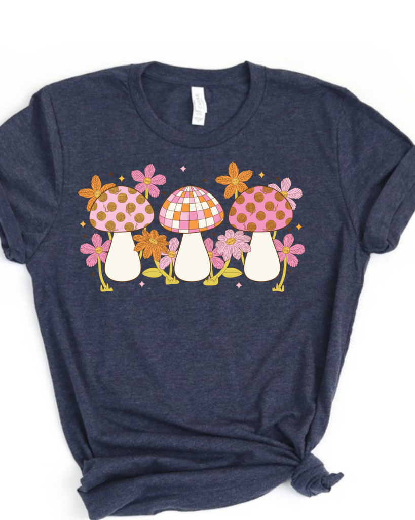 Knitted Mushrooms Tee