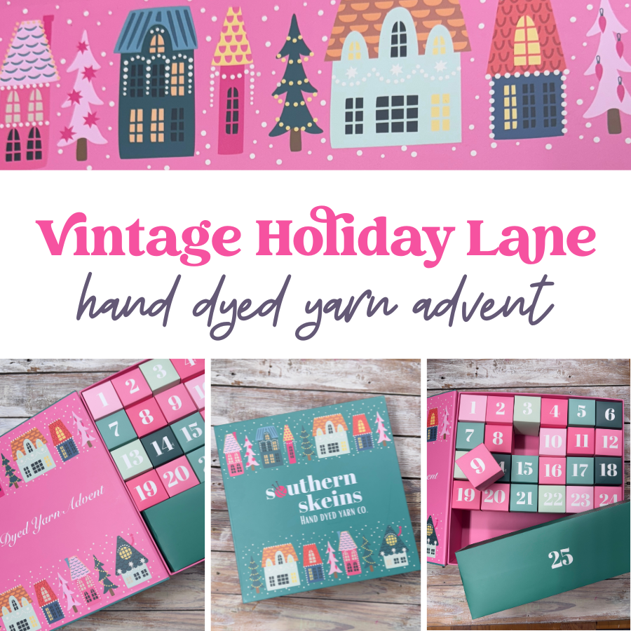 Vintage Holiday Lane - 2025 Advent Yarn Pre-Order Ships Early Nov 2025