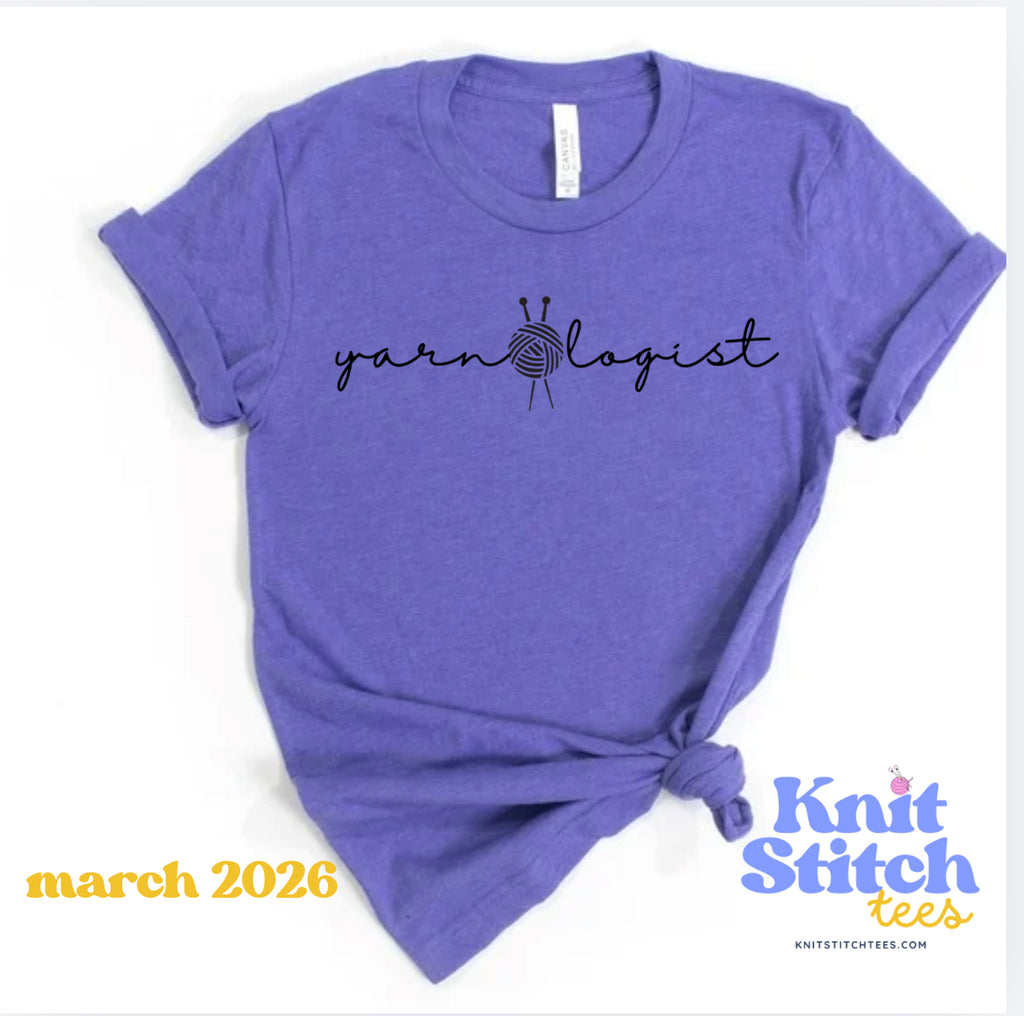 Yarnologist Tee Shirt