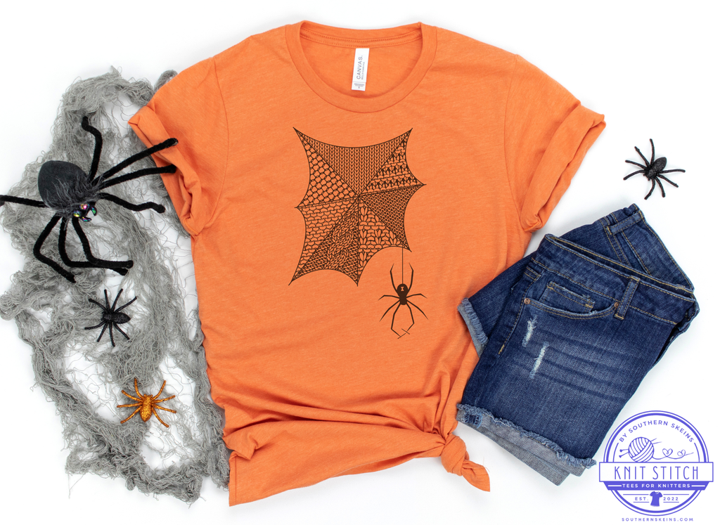 Knitting Spider Tee