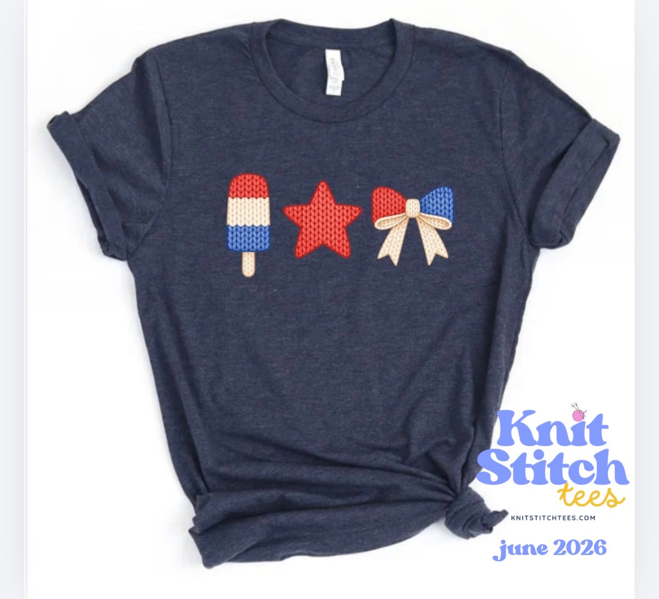 Knit Stitch Tees: Tees For Knitters, Crocheters & Crafters - Preorders close 15th of every month