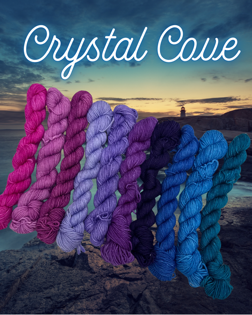 Crystal Cove Mini Skein Set- Ready to Ship
