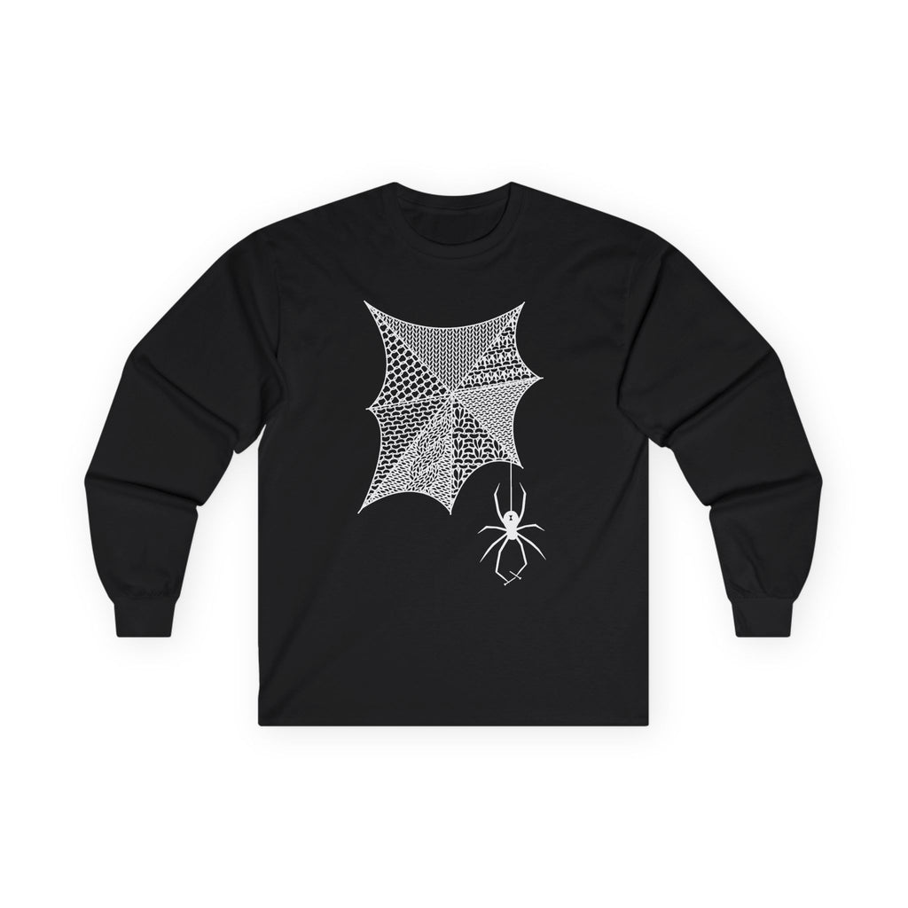Knitting Spider Long Sleeve Tee