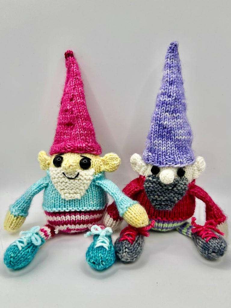 Gnorbert the Gnome Stuffie Knitting Kit