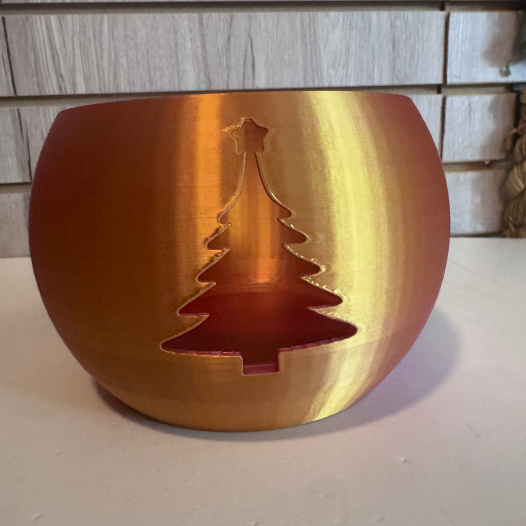 Christmas Tree Yarn Bowl