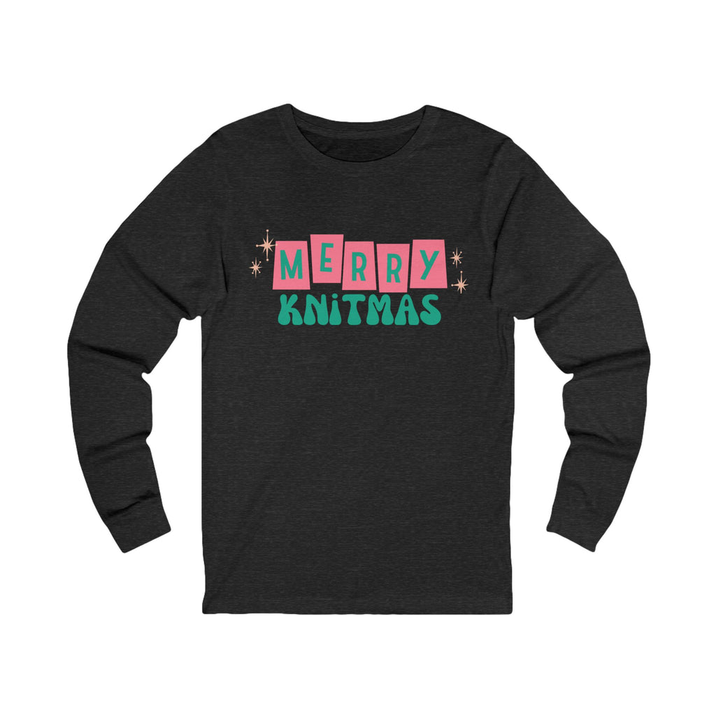 Retro Merry Knitmas Sign Tee