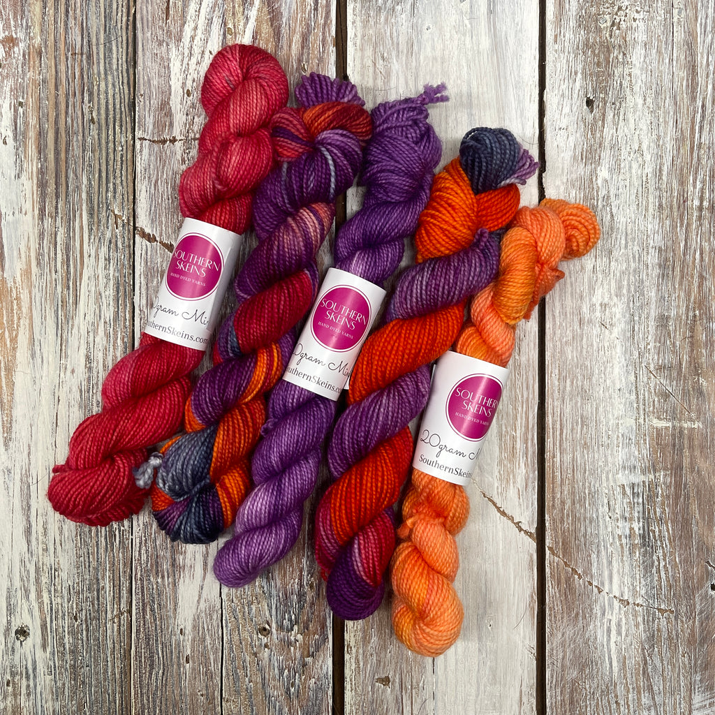 Cottage Sock Yarn Mini Skein Sets – Mountaintop Yarn