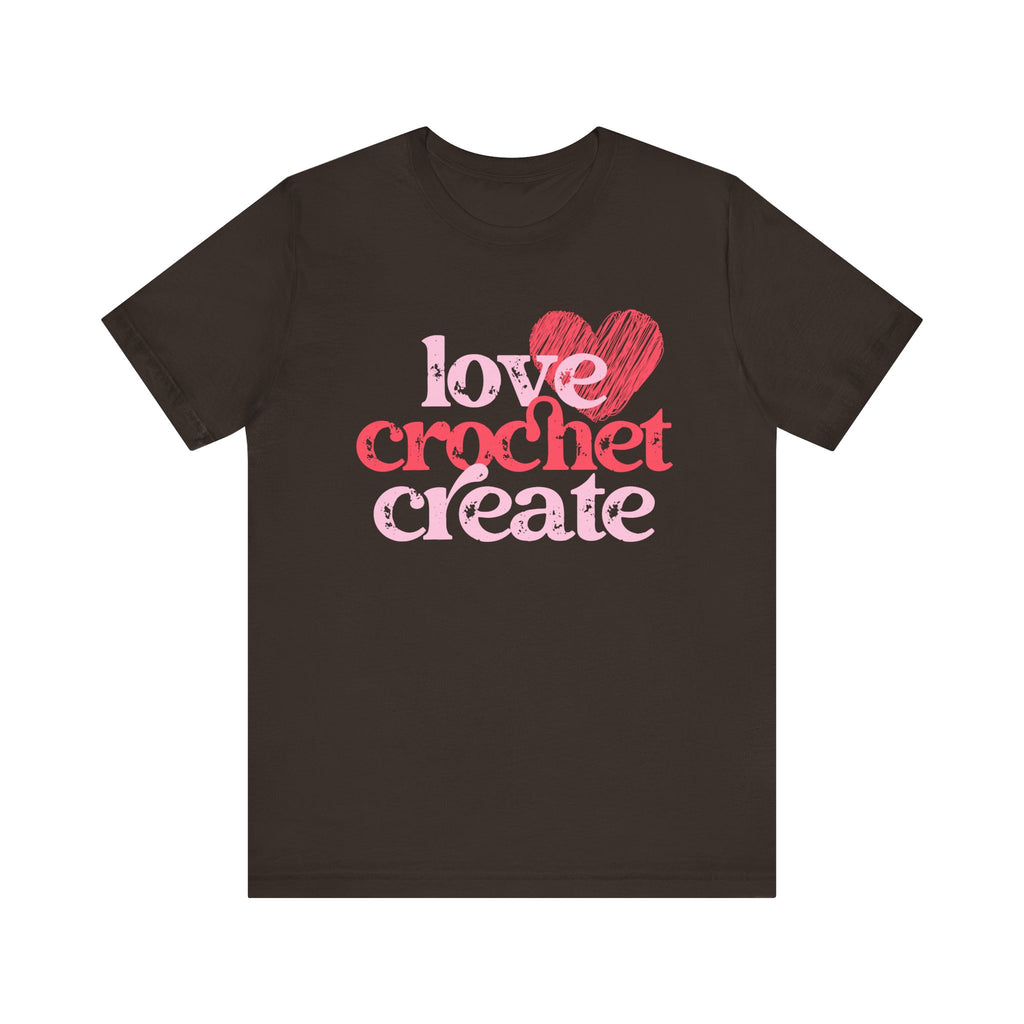 Love Crochet Create Tee