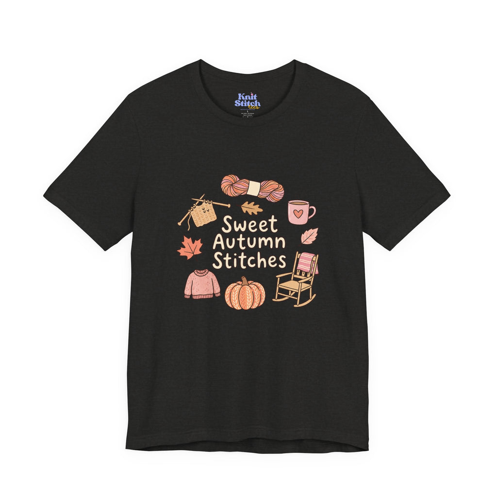 Sweet Autumn Stitches Short Sleeve Tee