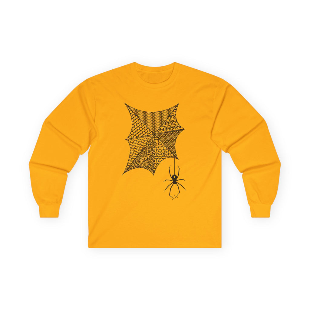 Knitting Spider Long Sleeve Tee