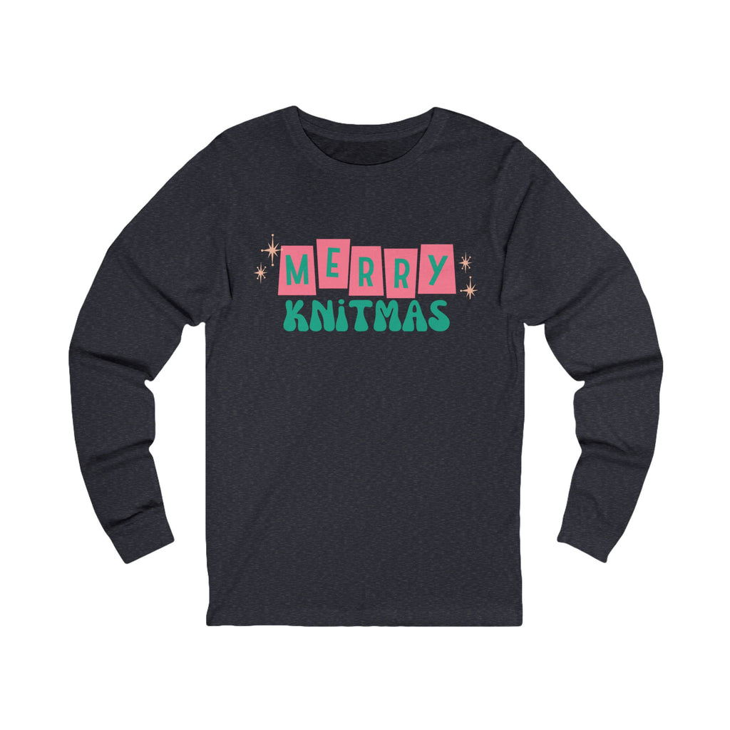 Retro Merry Knitmas Sign Tee