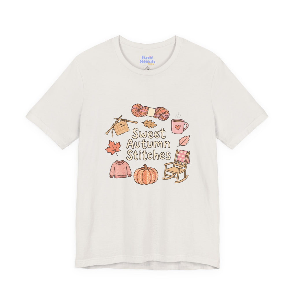 Sweet Autumn Stitches Short Sleeve Tee