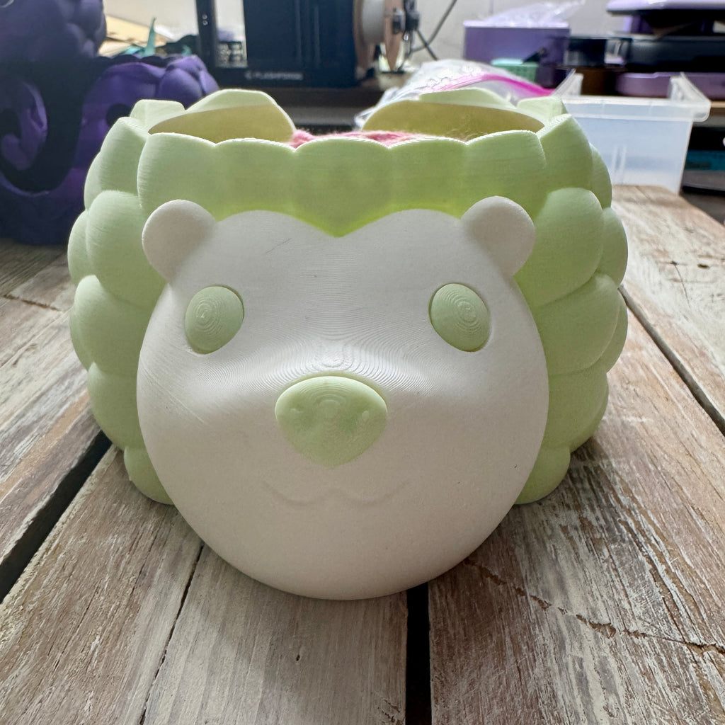 Needles The Hedgehog 3D Printed Yarn Bowl