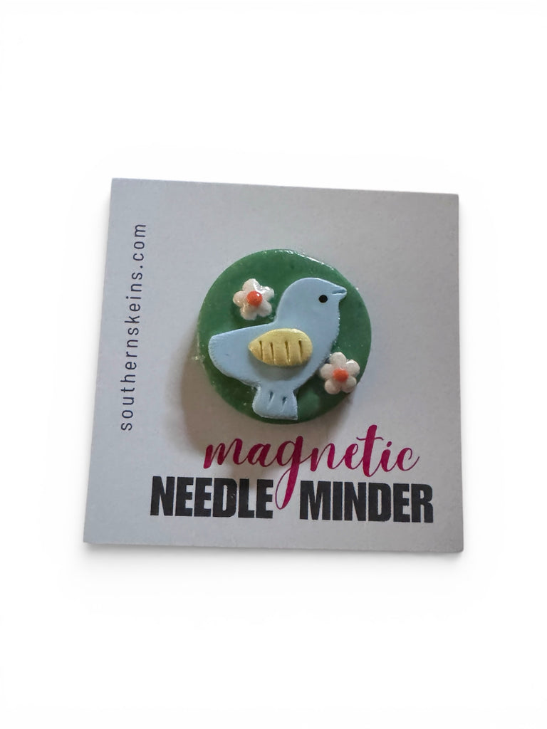 Handmade Magnetic Polymer Clay Bird Needle Minder