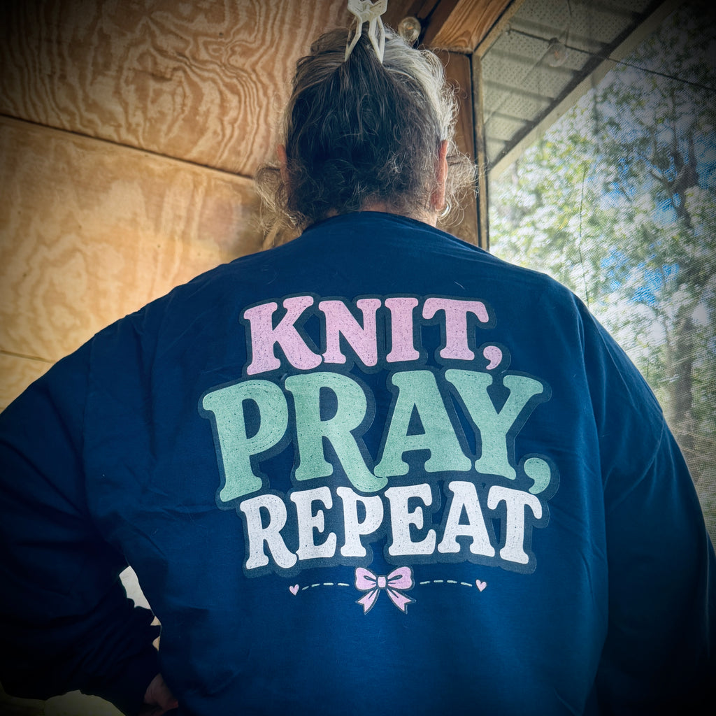 Knit. Pray. Repeat Tee