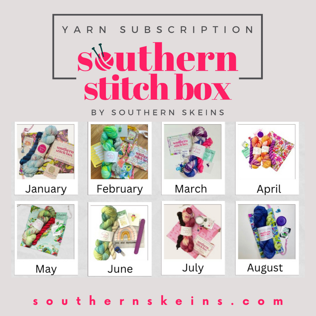 Southern Stitch Box | Hand Dyed Yarn Subscription