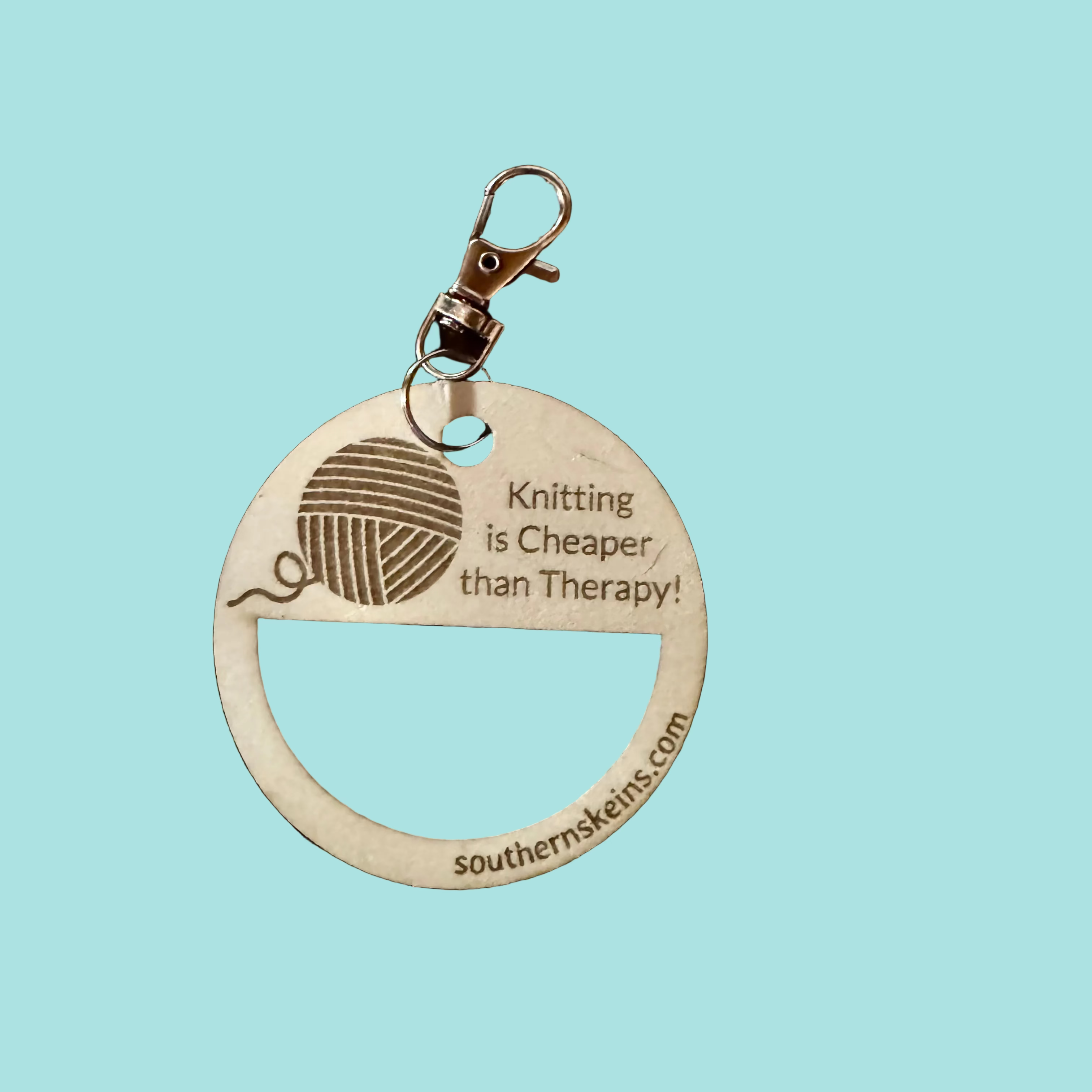 Fun Quote Knitting Stitch Marker Keeper/Holder