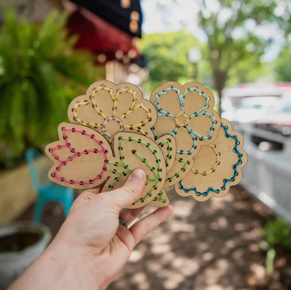 Flower Yarn Embroidery Kit