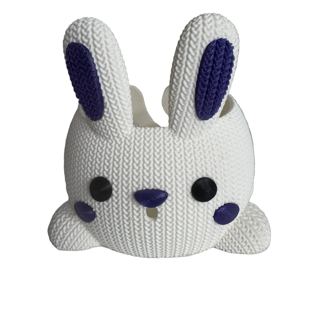Marshmallow the Yarn Bunny — Yarn Bowl (3D Printed In-House)