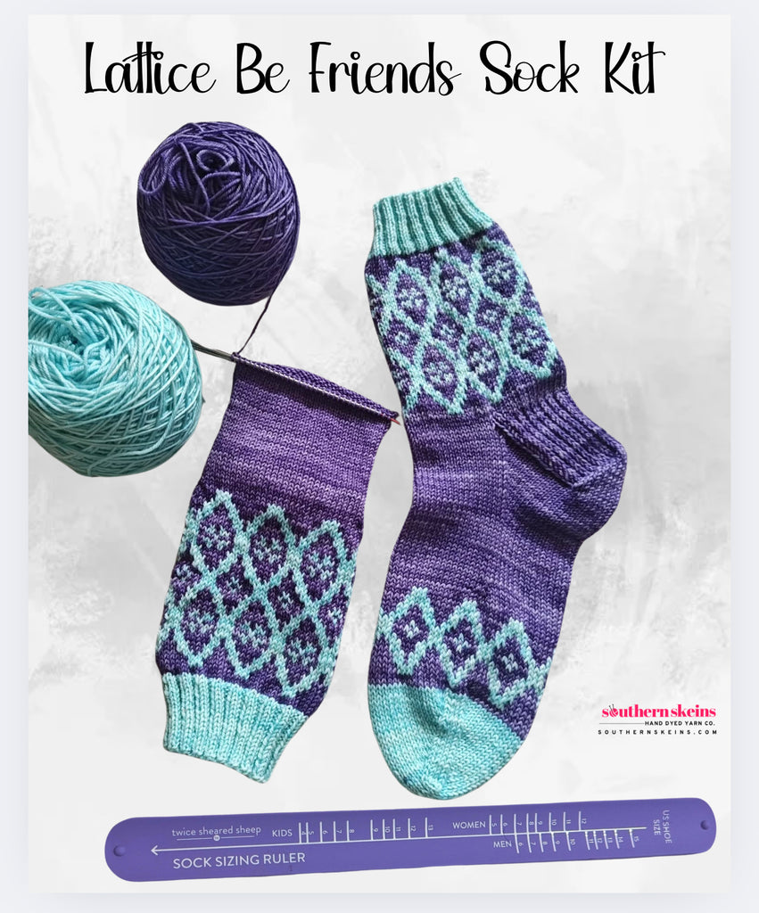 Lattice Be Friends Sock Kit Choice