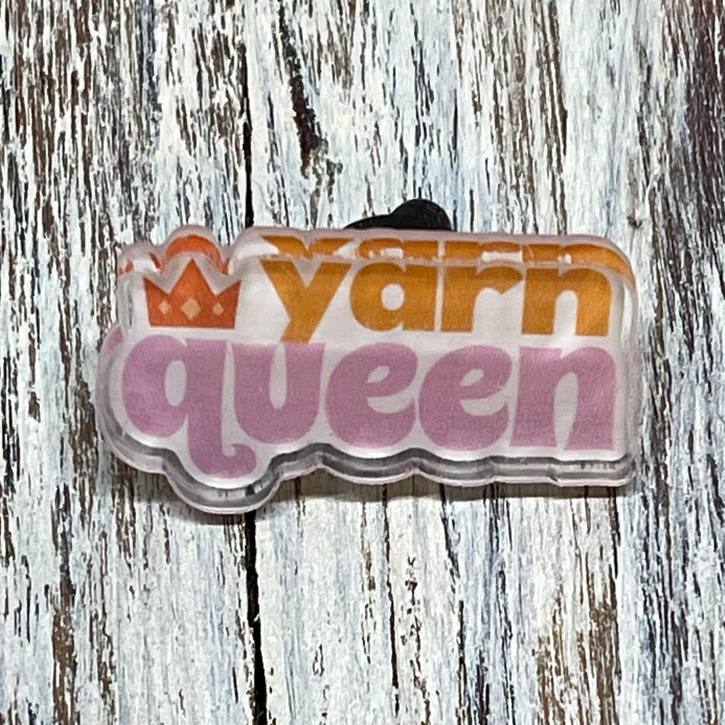 Yarn Queen Acrylic Pin