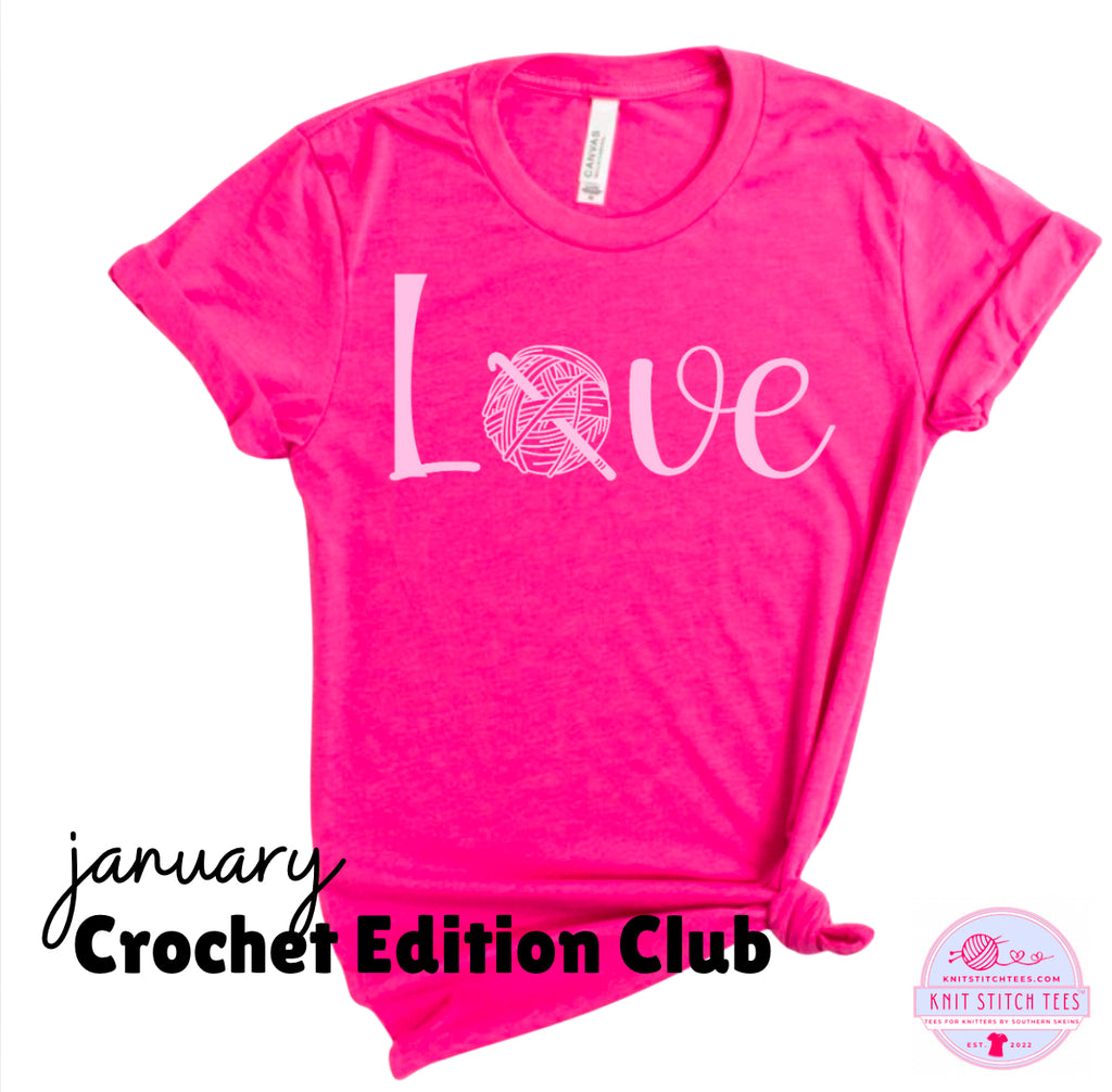 Crochet Edition Tees - Preorders close Jan 15th