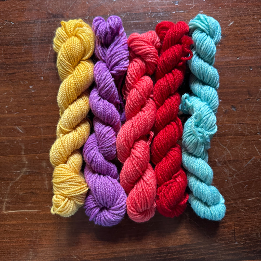 DK Mini Skein Sets (5 minis per set)