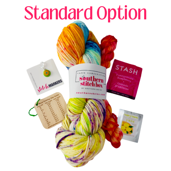 Southern Stitch Box | Monthly Hand Dyed Yarn Subscription Box for Knitters & Crocheters | Sock, DK or Worsted Yarn Club for Etsy