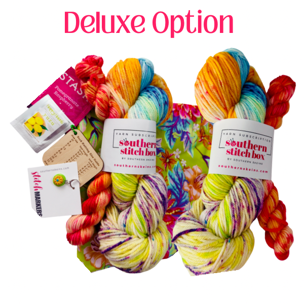Southern Stitch Box | Monthly Hand Dyed Yarn Subscription Box for Knitters & Crocheters | Sock, DK or Worsted Yarn Club for Etsy