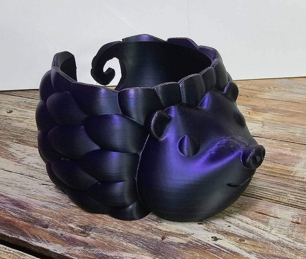 Needles The Hedgehog 3D Printed Yarn Bowl