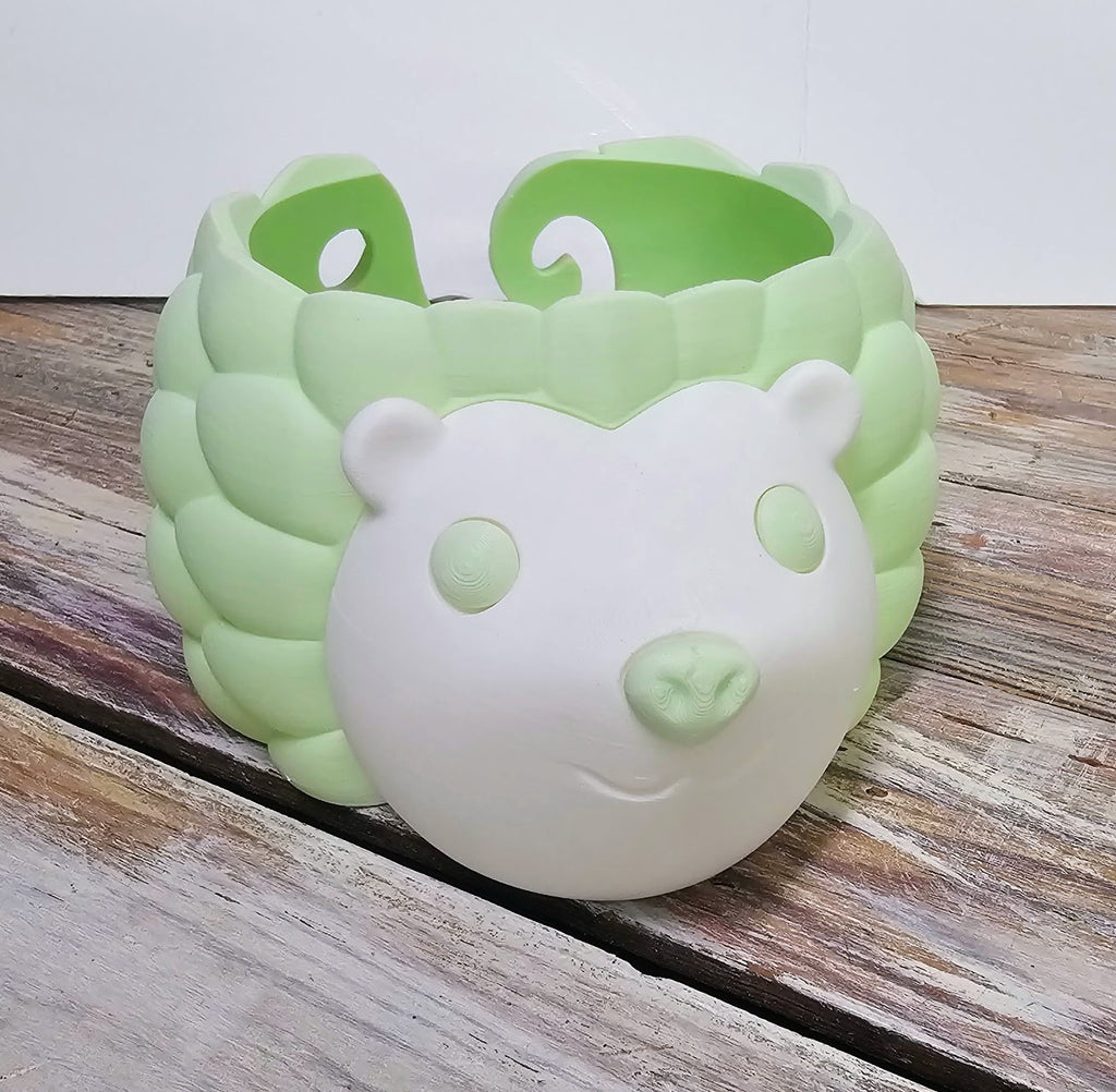 Needles The Hedgehog 3D Printed Yarn Bowl
