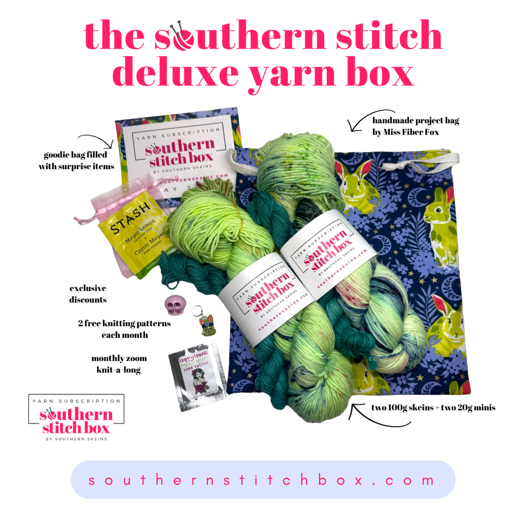 Southern Stitch Box | Hand Dyed Yarn Subscription - Free Shipping. SOLD OUT