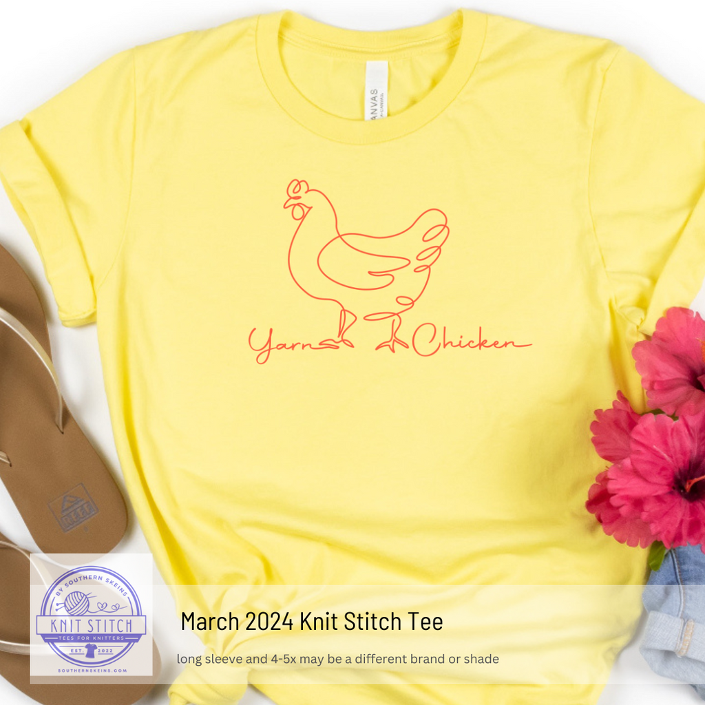 Yarn Chicken Knit Stitch Tees: T-Shirts For Knitters