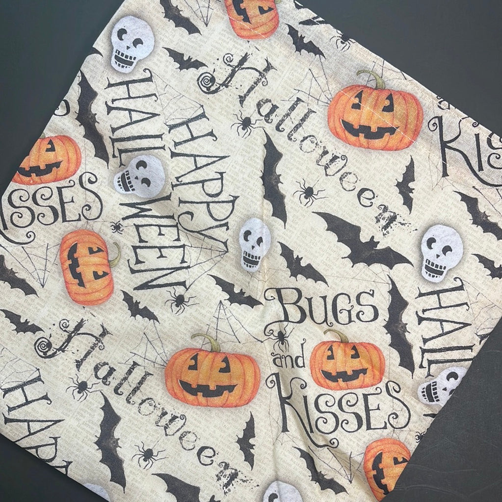 Pumpkins and Skulls Halloween Project Bag