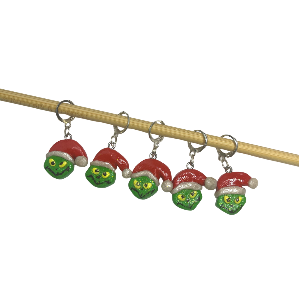 Christmas Handmade Polymer Clay Stitch Markers