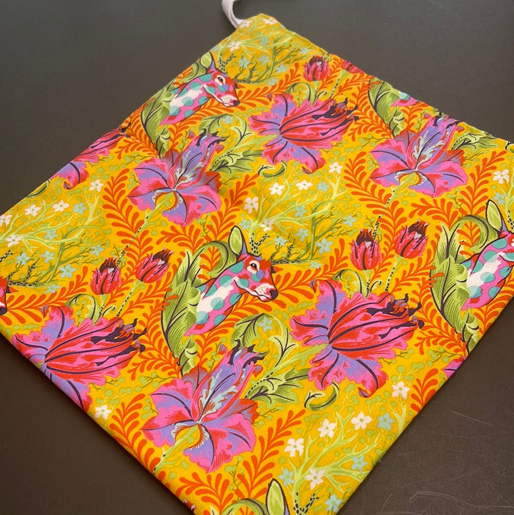 Deer John Tula Pink Fabric OOP Project Bag – Southern Skeins